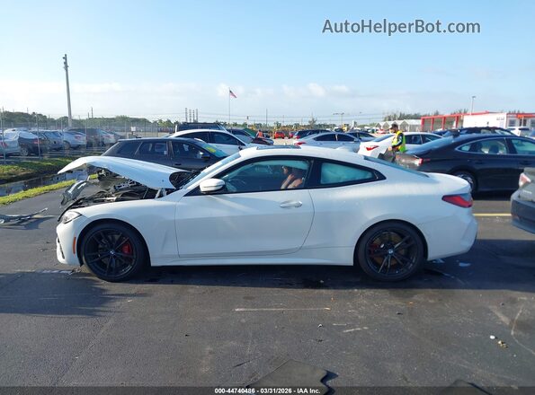WBA53AP01MCG47195 2021 BMW 4 SERIES White Вид задньої частини салону