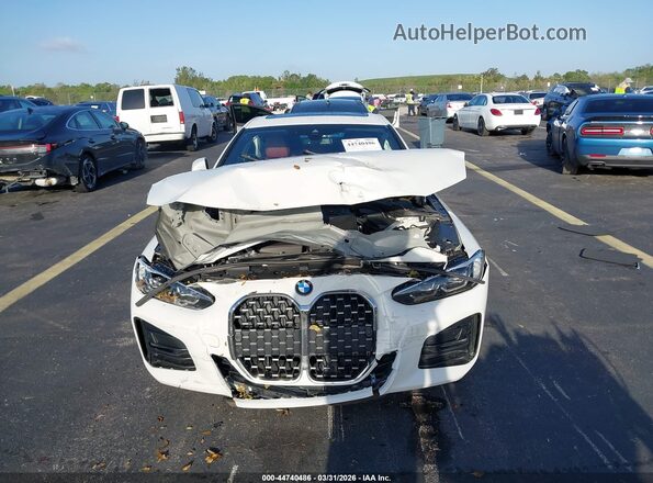WBA53AP01MCG47195 2021 BMW 4 SERIES White Вид панелі приладів