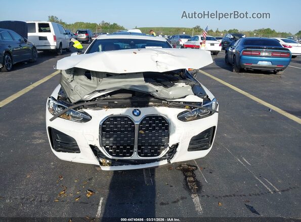 WBA53AP01MCG47195 2021 BMW 4 SERIES White Вид спереду