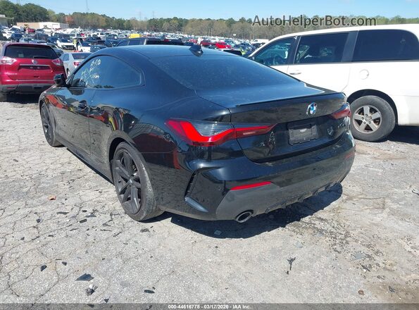 WBA53AP01PCM46737 2023 BMW 4 SERIES Black უკანა მარცხენა