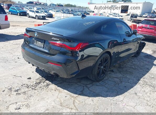 WBA53AP01PCM46737 2023 BMW 4 SERIES Black უკანა მარჯვენა
