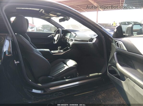 WBA53AP03MCG30608 2021 BMW 4 SERIES Black Front interior view