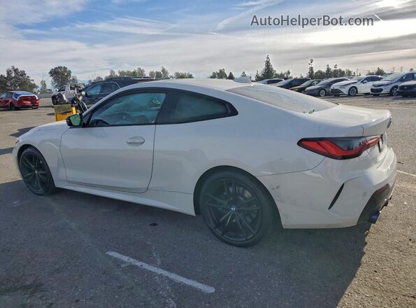 WBA53AP08MCF72320 2021 BMW 4 SERIES White Trasero izquierdo