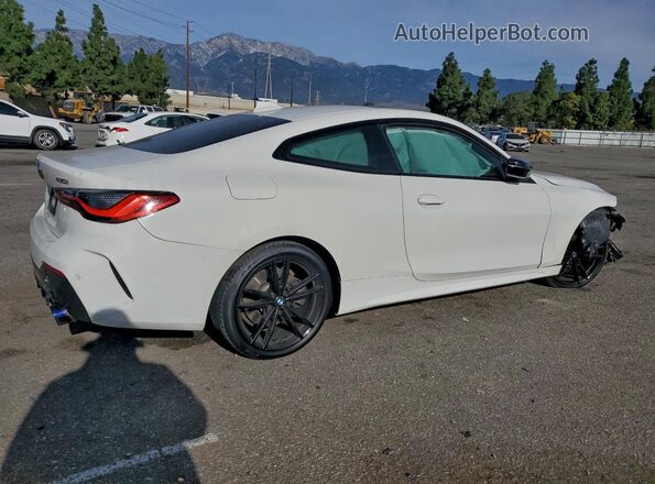 WBA53AP08MCF72320 2021 BMW 4 SERIES White Trasero derecho