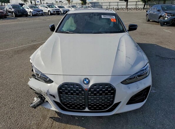 WBA53AP08MCF72320 2021 BMW 4 SERIES White Vista frontal