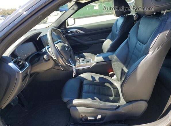 WBA53AP08MCH04847 2021 BMW 4 SERIES Black Vista interior delantera