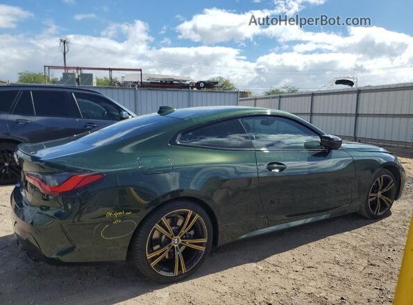 WBA53AP08NCH94759 2022 BMW 4 SERIES Green Trasero derecho