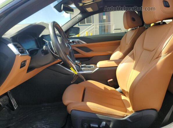WBA53AP08NCH94759 2022 BMW 4 SERIES Green Vista interior delantera