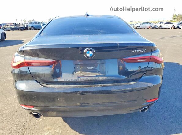 WBA53AP08NCJ19068 2022 BMW 4 SERIES Black Вид ззаду