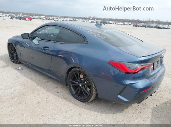 WBA53AP08PCL73642 2023 BMW 4 SERIES Синий Задняя левая четверть