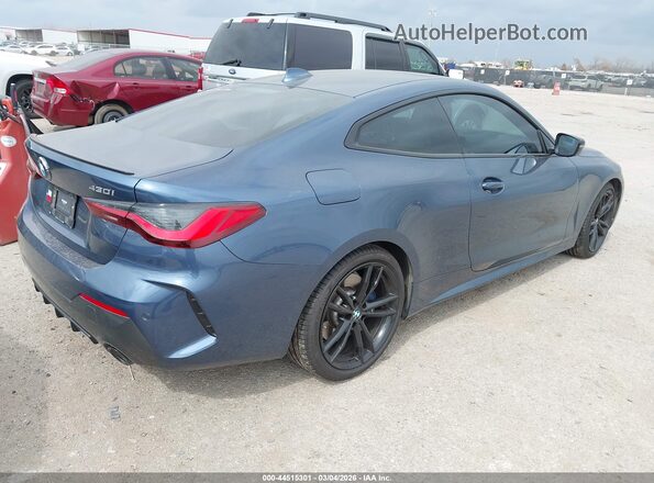 WBA53AP08PCL73642 2023 BMW 4 SERIES Синий Задняя правая четверть