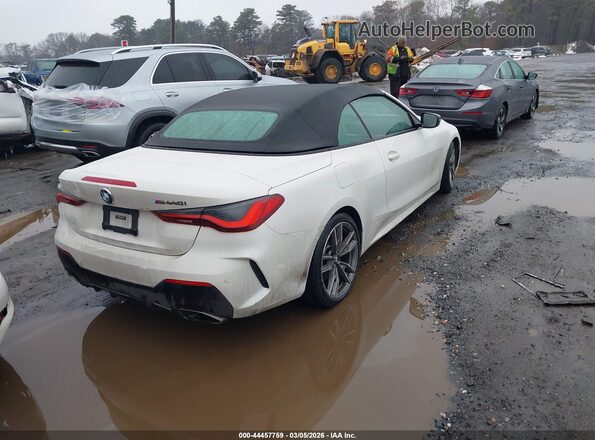 WBA53AT00MCF84158 2021 BMW M4 White უკანა მარჯვენა
