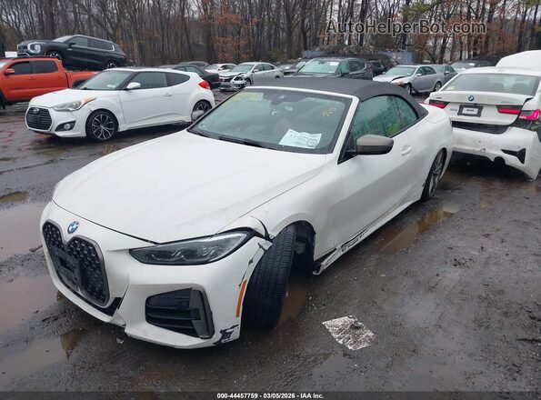 WBA53AT00MCF84158 2021 BMW M4 White წინა ხედი