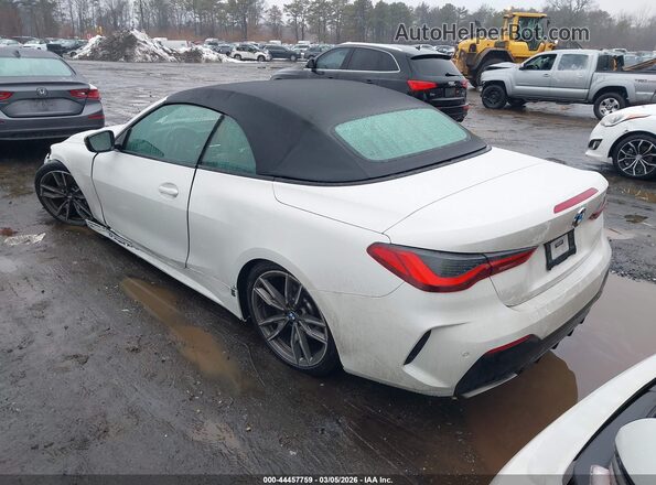 WBA53AT00MCF84158 2021 BMW M4 White უკანა მარცხენა