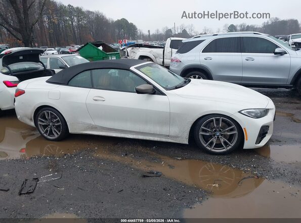 WBA53AT00MCF84158 2021 BMW M4 White უკანა სალონის ხედი