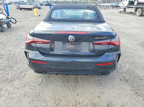 WBA53AT08PCM09268 2023 BMW M4 Black უკანა ხედი