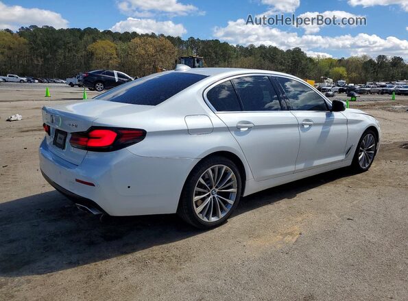 WBA53BH03MCF03913 2021 BMW 5 SERIES White Rear right