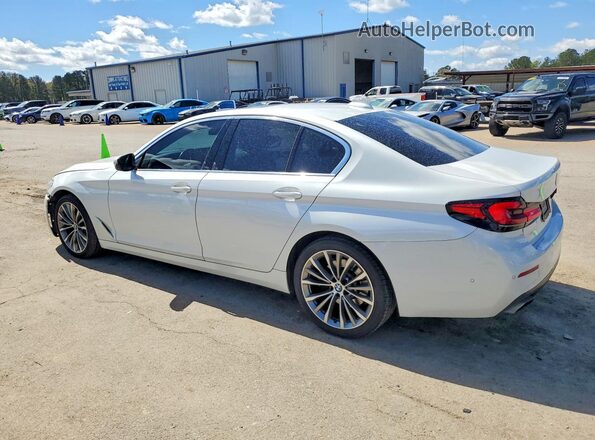WBA53BH03MCF03913 2021 BMW 5 SERIES White Rear left