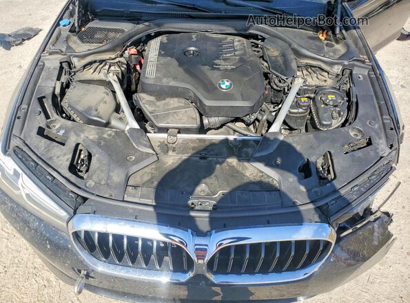 WBA53BH05MWX00934 2021 BMW 5 SERIES Black Rear interior view