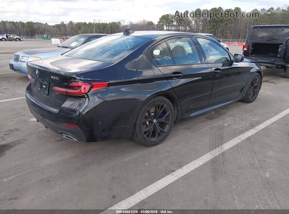 WBA53BH05NWX58270 2022 BMW 5 SERIES Черный Задняя правая четверть