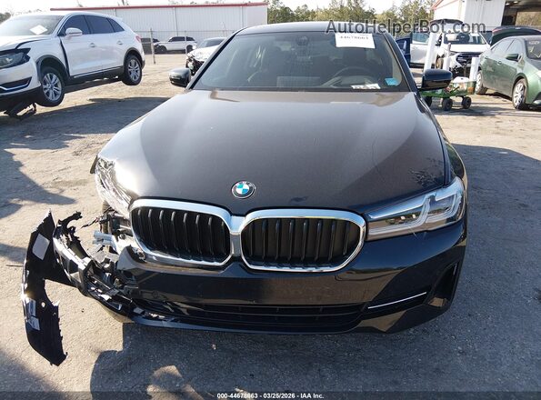 WBA53BH05PWY01329 2023 BMW 5 SERIES Black Widok zestawu wskaźników