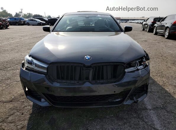 WBA53BH06PCM13656 2023 BMW 5 SERIES Black Front view