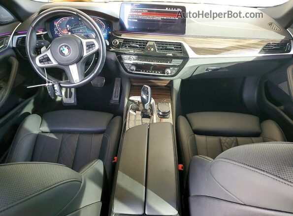 WBA53BH0XPCM01784 2023 BMW 5 SERIES Black Առջևի վահանակի տեսք
