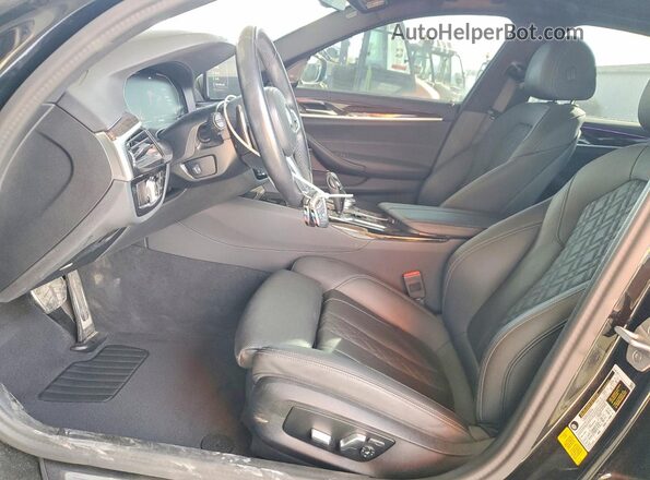 WBA53BH0XPCM01784 2023 BMW 5 SERIES Black Սալոնի դիմացի տեսք