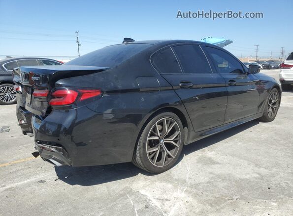 WBA53BH0XPWX95995 2023 BMW 5 SERIES Черный Задняя правая четверть
