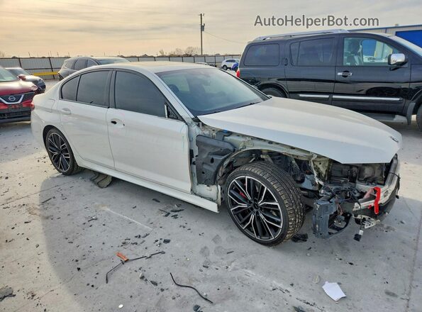 WBA53BJ09MWW99409 2021 BMW 5 SERIES White Front right