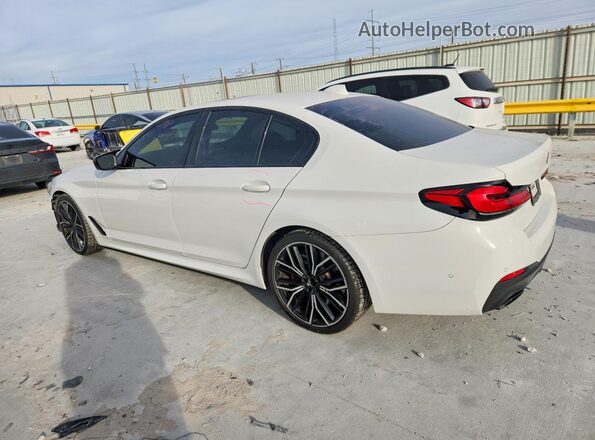 WBA53BJ09MWW99409 2021 BMW 5 SERIES White Rear left