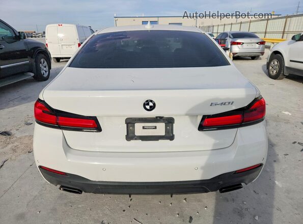 WBA53BJ09MWW99409 2021 BMW 5 SERIES White Rear view