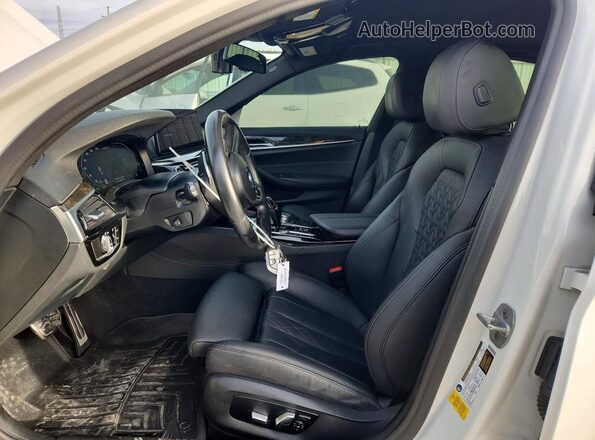 WBA53BJ09MWW99409 2021 BMW 5 SERIES White Front interior view