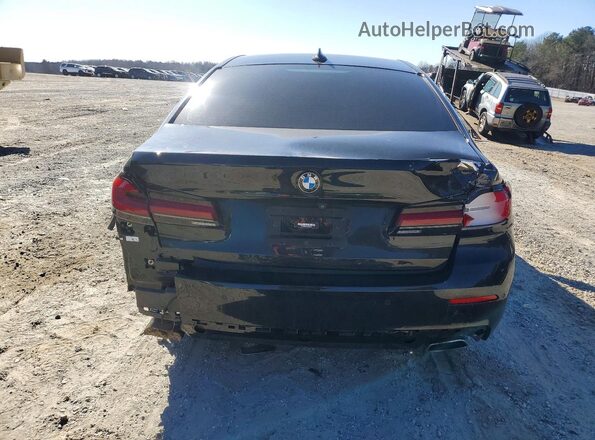 WBA53BJ0XNWX58453 2022 BMW 5 SERIES Black Widok z tyłu