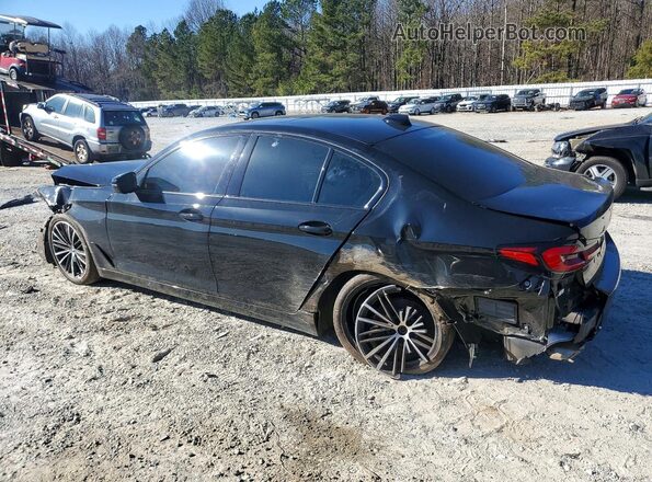 WBA53BJ0XNWX58453 2022 BMW 5 SERIES Black Tył lewy