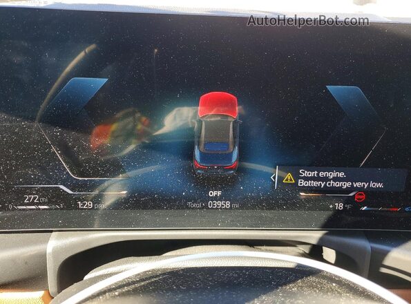 WBA53DB01TCW12791 2026 BMW 4 SERIES Синий Вид щитка приборов