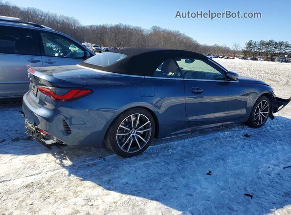 WBA53DB01TCW12791 2026 BMW 4 SERIES Синий Задняя правая четверть