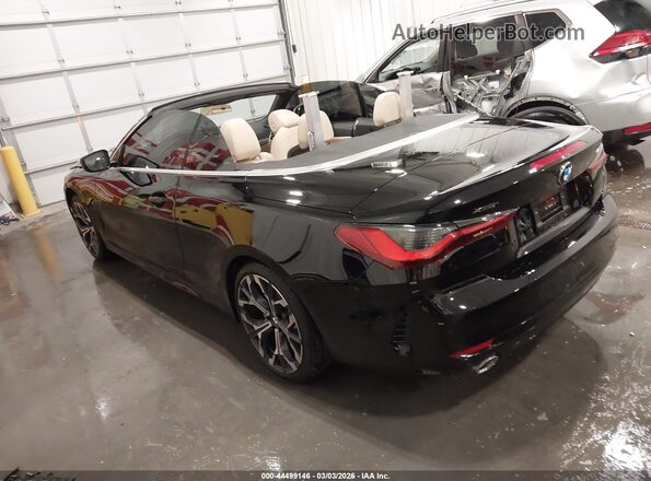 WBA53DB03TCW74838 2026 BMW 4 SERIES Black Հետևի ձախ