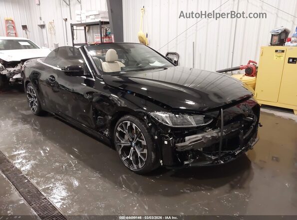 WBA53DB03TCW74838 2026 BMW 4 SERIES Black Դիմացի տեսք