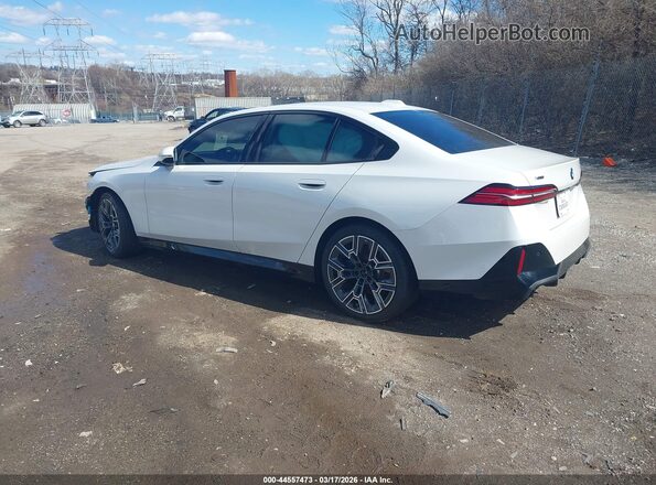 WBA53FJ00SCU15462 2025 BMW 5 SERIES White Rear left