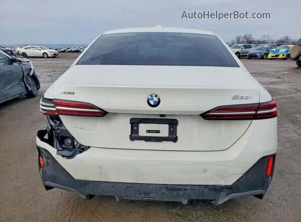 WBA53FJ00SCU16160 2025 BMW 5 SERIES White Vista trasera