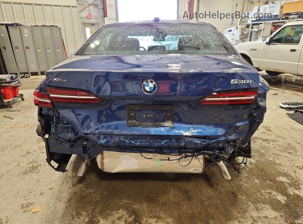WBA53FJ00TCW74101 2026 BMW 5 SERIES Синий Вид сзади
