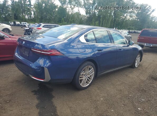 WBA53FJ05RCS99539 2024 BMW 5 SERIES Blue უკანა მარჯვენა