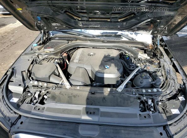 WBA53FJ09RCS21216 2024 BMW 5 SERIES Black უკანა სალონის ხედი