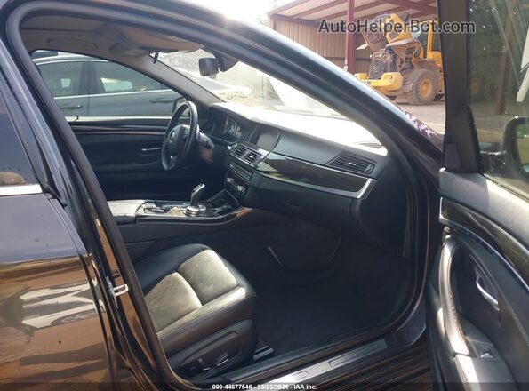 WBA5A5C59GD526229 2016 BMW 5 SERIES Black წინა სალონის ხედი