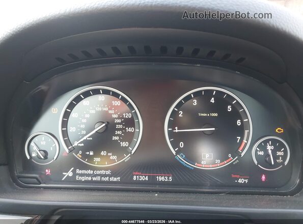 WBA5A5C59GD526229 2016 BMW 5 SERIES Black უკანა სავარძლების ხედი
