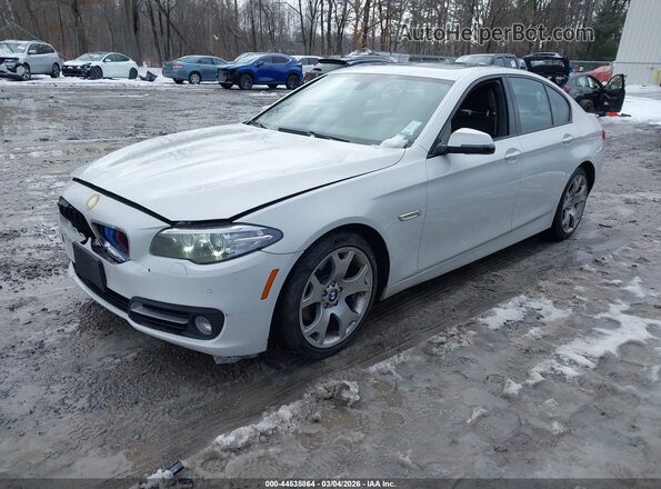WBA5A7C51GG643698 2016 BMW 5 SERIES White Przód lewy