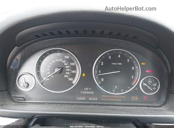 WBA5A7C51GG643698 2016 BMW 5 SERIES White Widok tylnych siedzeń