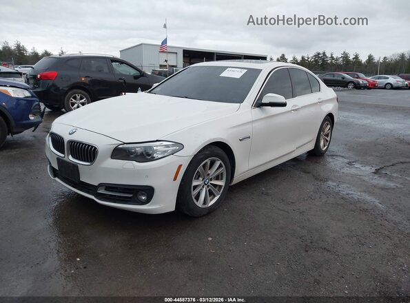 WBA5A7C52GG146319 2016 BMW 5 SERIES White Передня ліва чверть