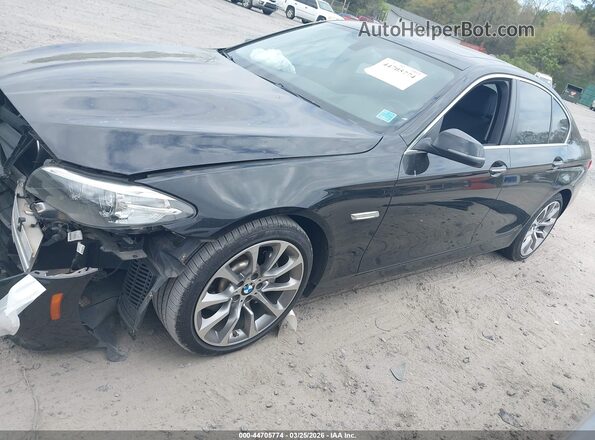 WBA5B1C50GG131604 2016 BMW 5 SERIES Black Vista tres cuartos delantera izquierda